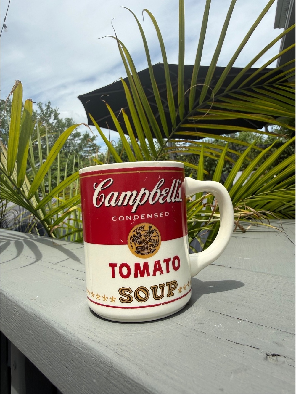 Campbell’s Condensed Tomato Soup Ceramic Coffee Mug | Gibson 2001 Collectible